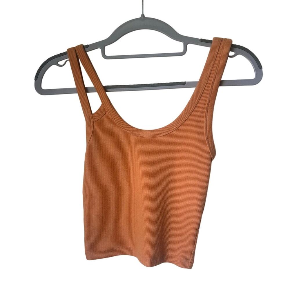 Abercrombie Orange Ribbed Tank - XS